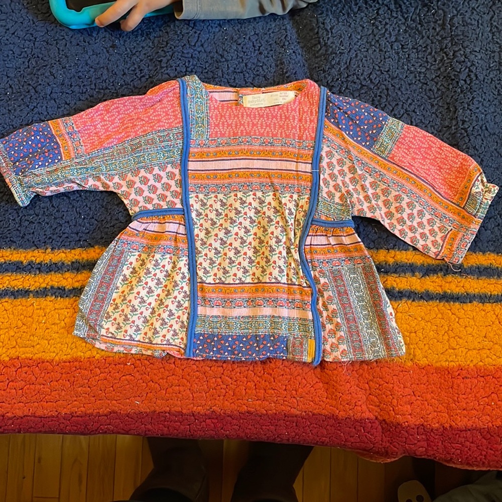 Zara baby girl top blouse